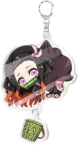 Demon Slayer: Kimetsu No Yaiba Keychains Pendant Hanging Ornament Set (5 PCS-A)