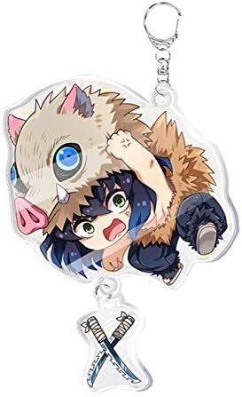 Demon Slayer: Kimetsu No Yaiba Keychains Pendant Hanging Ornament Set (5 PCS-A)