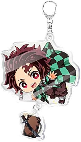 Demon Slayer: Kimetsu No Yaiba Keychains Pendant Hanging Ornament Set (5 PCS-A)