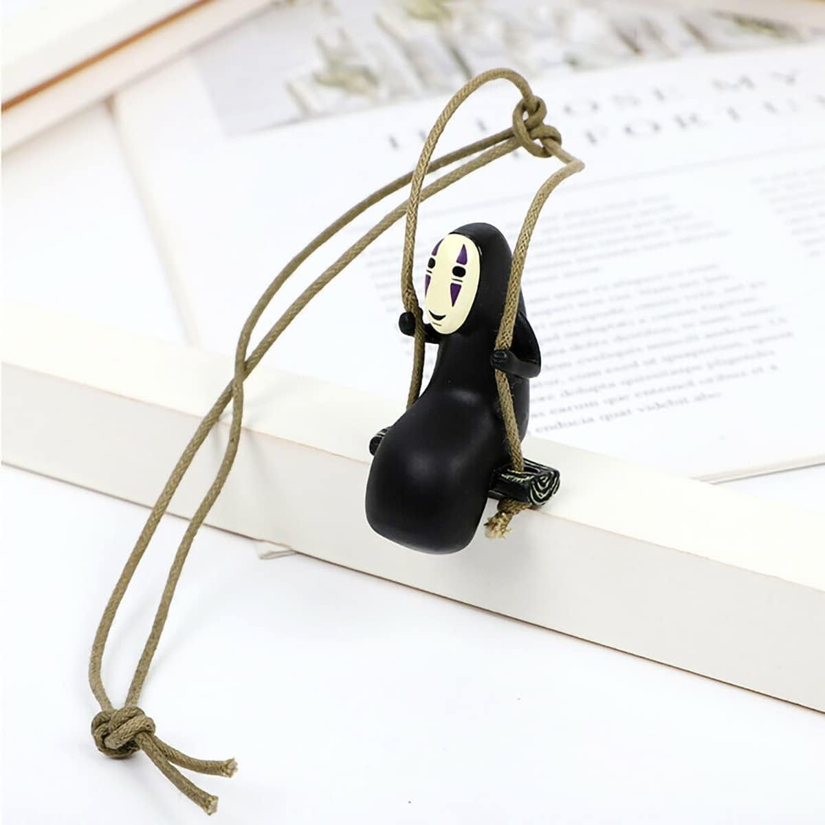 Anime Car Accessories of No Face Man Car Pendant Hanging Swing