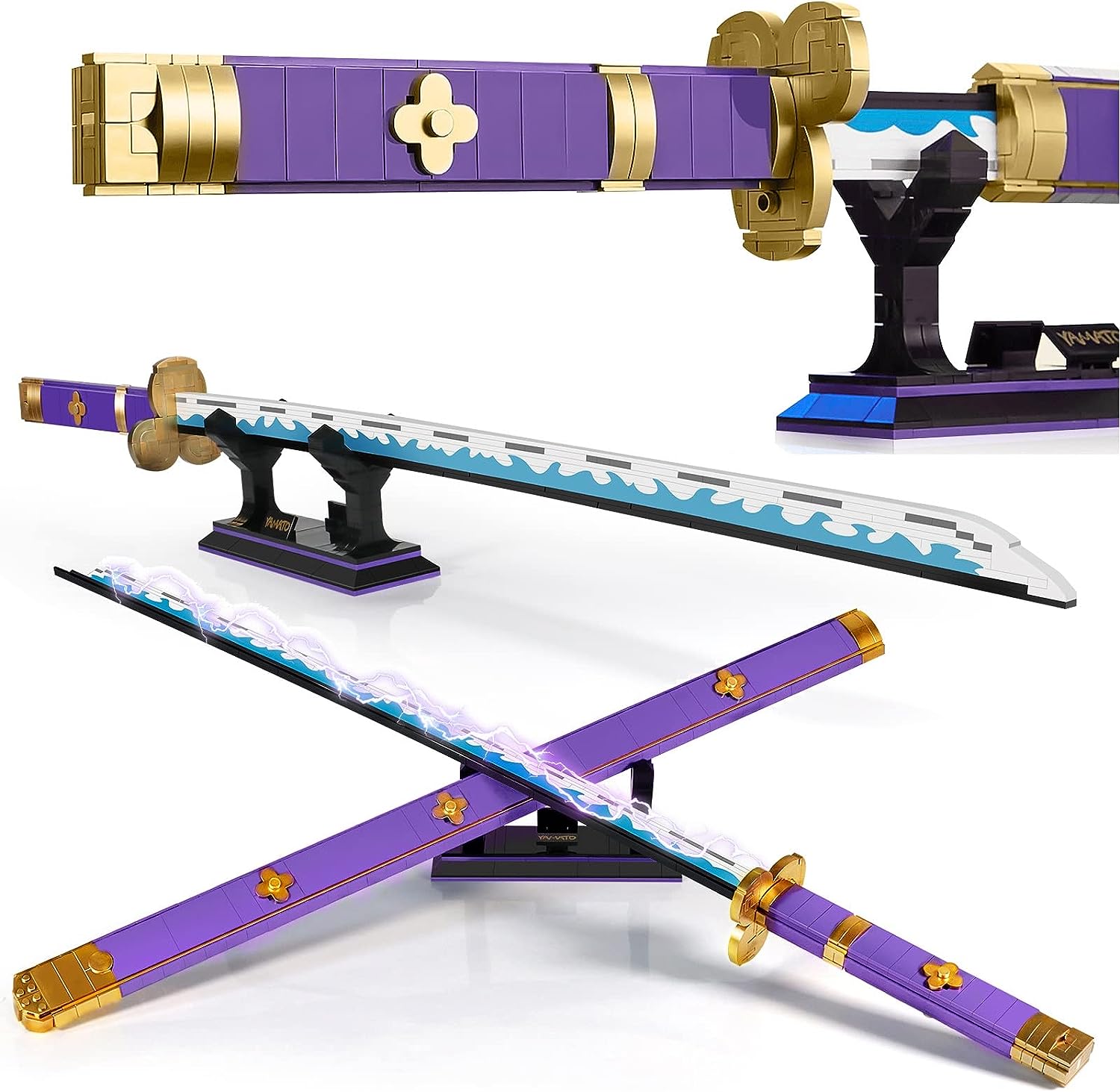 Zenitsu | Uzui | Zoro Sword Building Set 8+