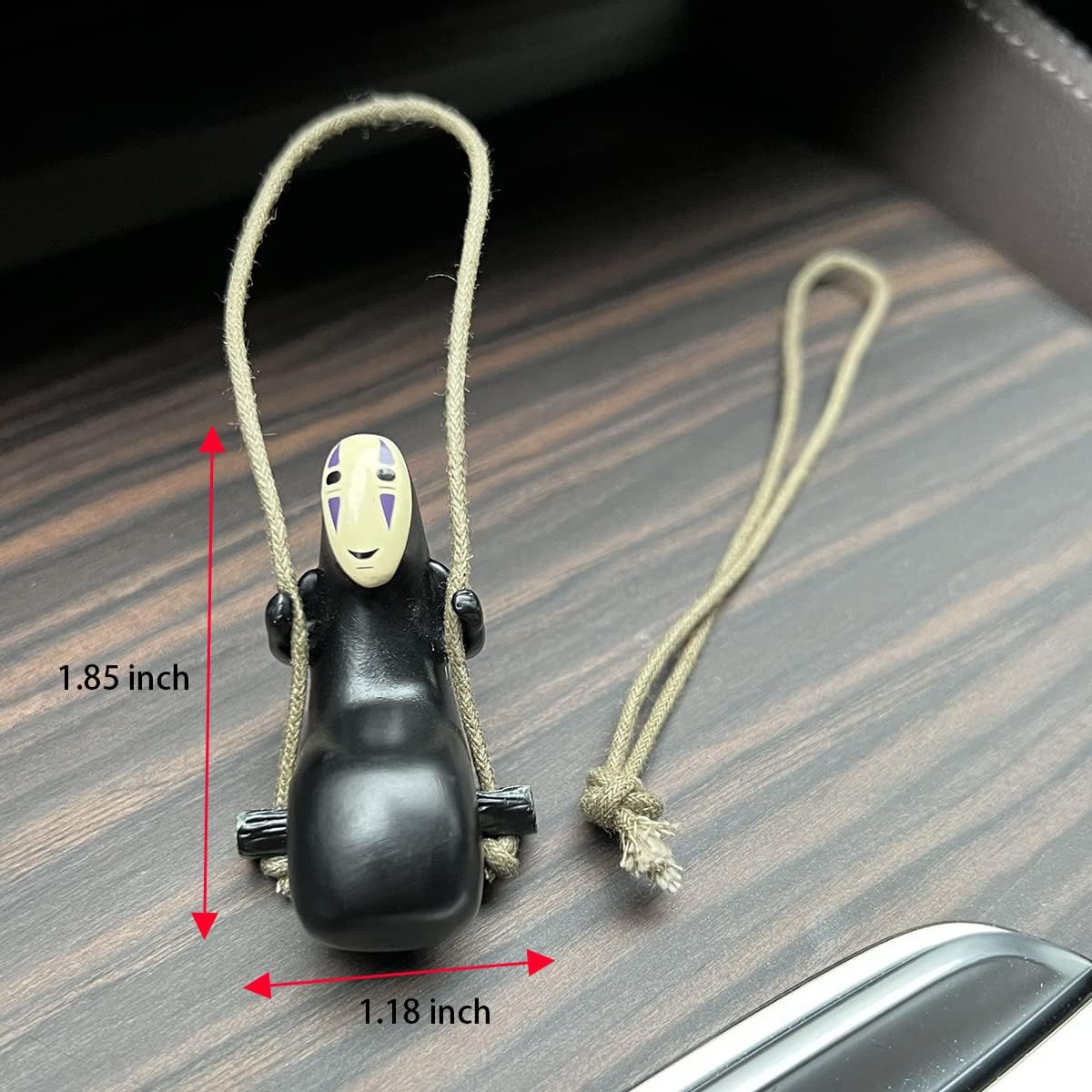 Anime Car Accessories of No Face Man Car Pendant Hanging Swing