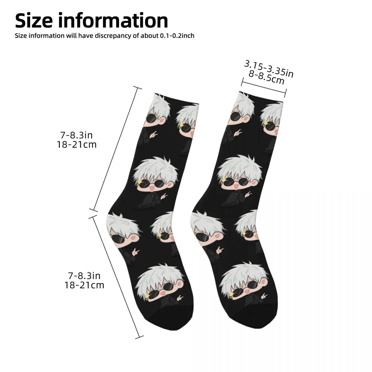 Gojo Satoru Jujutsu Kaisen Men Women Socks 