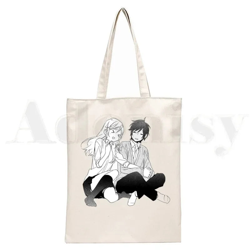 Horimiya Anime Handbags Shoulder Bags Casual Shopping  Tote