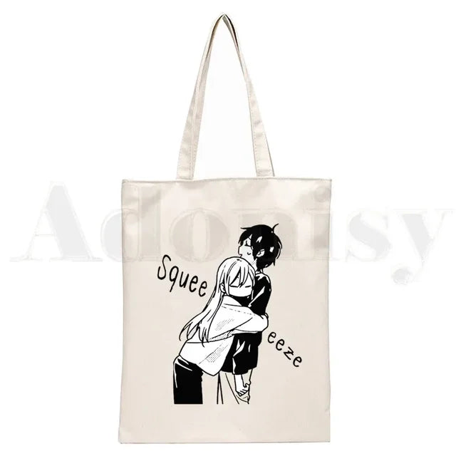 Horimiya Anime Handbags Shoulder Bags Casual Shopping  Tote