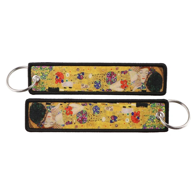 Kanagawa The Great Wave Key Tag