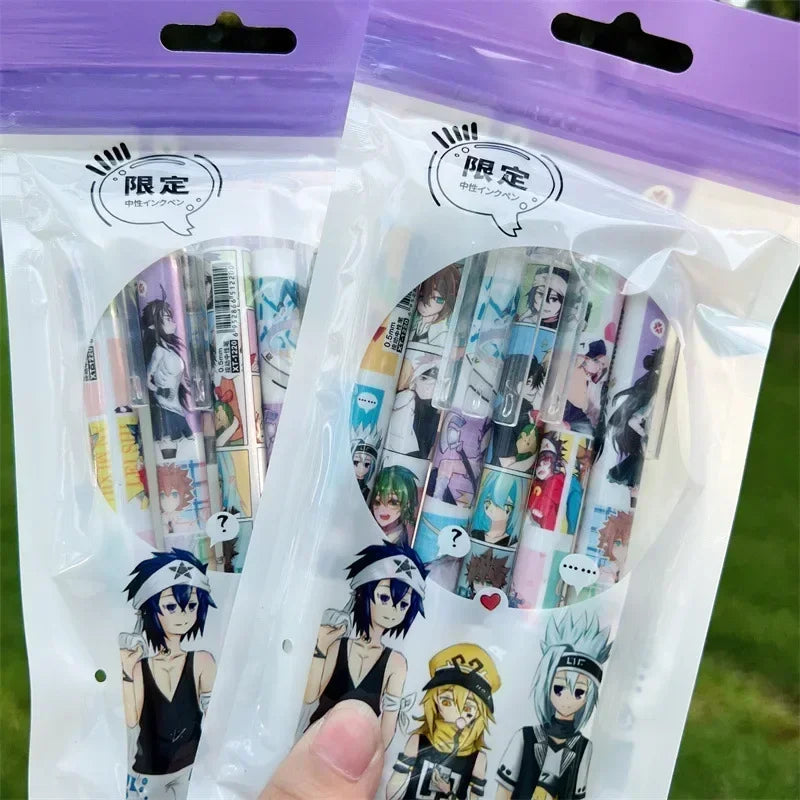 6Pcs Anime ONE PIECE 0.5Mm Gel Pens