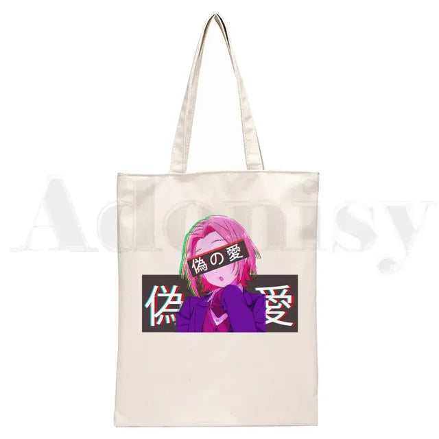 Horimiya Anime Handbags Shoulder Bags Casual Shopping  Tote