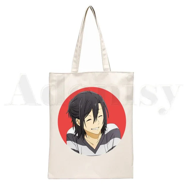 Horimiya Anime Handbags Shoulder Bags Casual Shopping  Tote