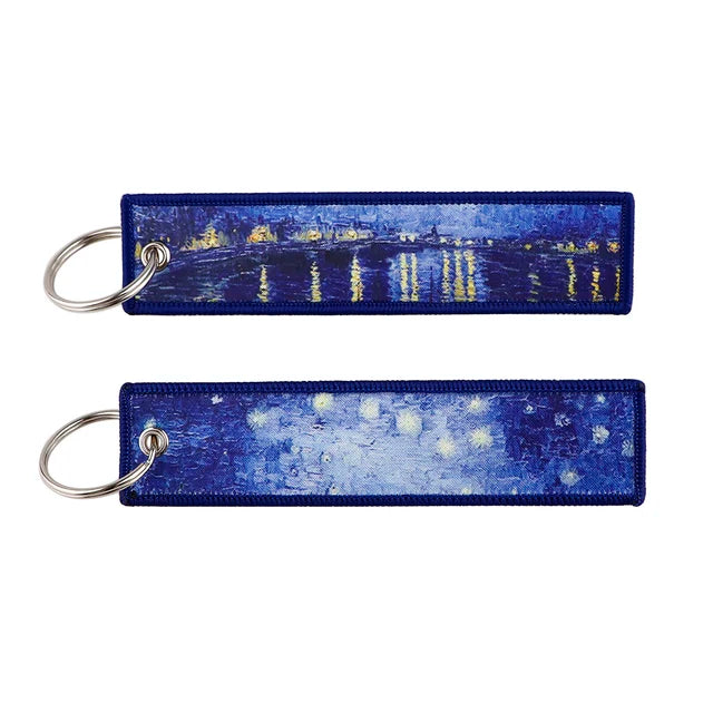 Kanagawa The Great Wave Key Tag