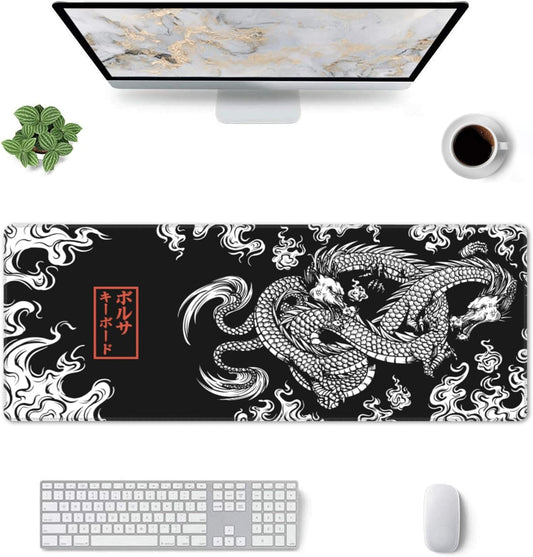 Japanese Dragon Large Mouse Pad 31.5X11.8 Inch 