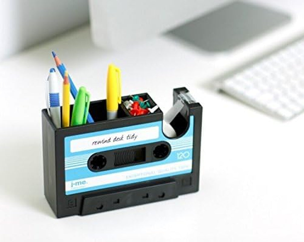  Tape Pen Holder, Retro Cassette Tape Dispenser